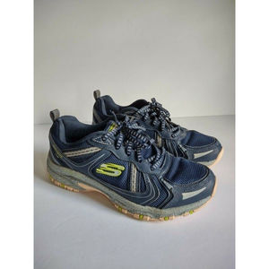 Skechers Hillcrest Trail Shoes Womens 7 Navy Gray